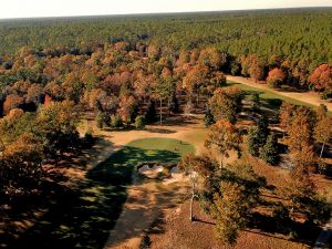 Fallen Oak 16th Green Aerial